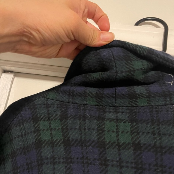 Jcrew Black Watch plaid Chelsea sweater-blazer (XL) - Picture 5 of 8